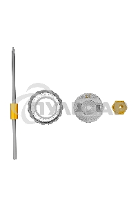 Ремкомплект для краскораспылителя Matrix 4 предмета: сопло 2,5 мм, игла, форсунка, зажим сопла