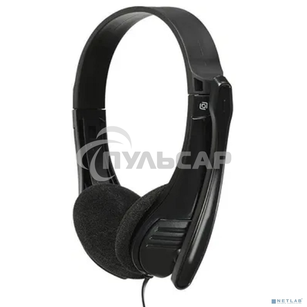 Наушники с микрофоном Oklick HS-M150 черный 2.2м накладные оголовье (NO-003N)