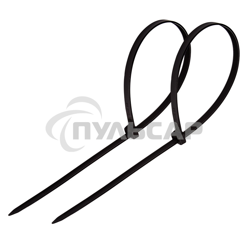 Хомут-стяжка кабельная нейлоновая PROconnect 200 x2,5 мм, черная, упаковка 100 шт.