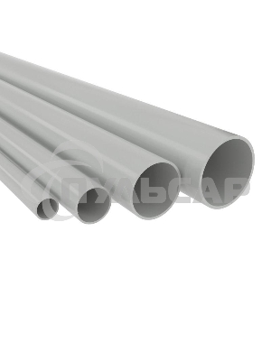 Труба ПВХ гладкая жесткая тяж. d20мм (т) (дл.3м) ДКС 63520