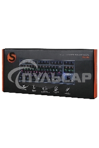 Клавиатура проводная SUNWIND SW-K900G,USB, черный 1422332