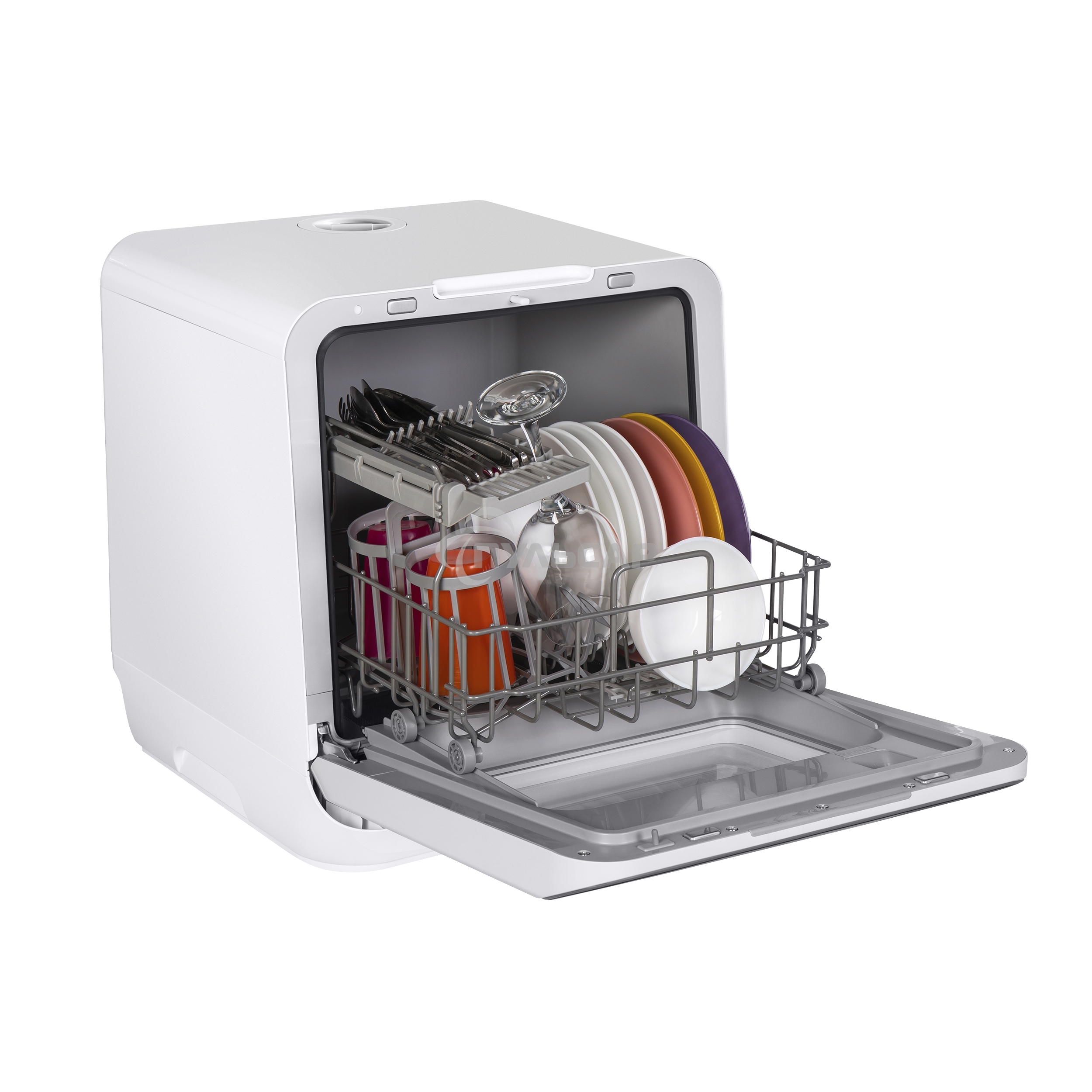 Посудомоечная машина Maunfeld MWF07IM, белый, 42 см, 3 компл., 58 дБ, класс B