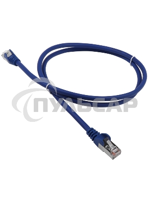 Патч-корд LANMASTER LSZH FTP кат.5e, 5.0 м, синий