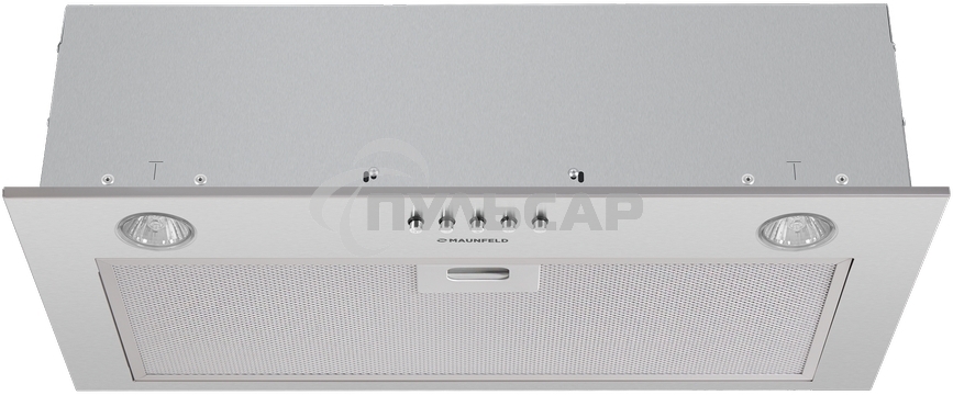 Вытяжка встраиваемая Maunfeld Crosby SINGL 60 нержавеющая сталь, 60 см, 850 куб. м/ч, 48 дБ