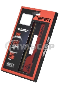Оперативная память Patriot Viper Elite II, DDR4, 16Gb (2x8 Gb), 3600 MHz, CL20, DIMM, радиатор, красный, черный