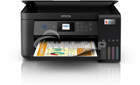 МФУ струйное EPSON L4260 (C11CJ63412), А4, цветное, печ. 33 стр/мин. (ч/б) 15 стр/мин. (цвет), 5760 х 1440 dpi (печать) 1200 х 2400 dpi (скан.), USB