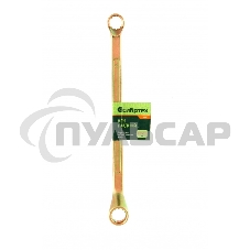 Ключ накидной, 12 х 13 мм, желтый цинк Сибртех