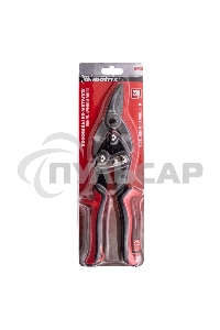 Ножницы по металлу Matrix, 250 мм, левые, обрезиненные рукоятки