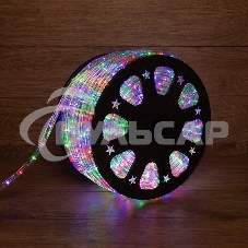 Дюралайт Neon-night LED, свечение с динамикой (3W) - мульти (RYGB), 24 LED/м, бухта 100м