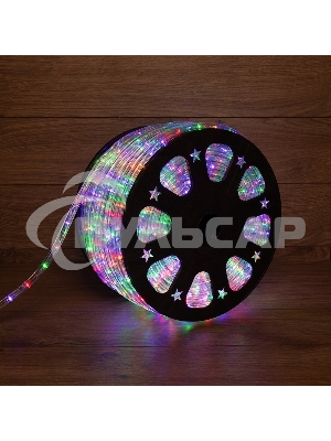 Дюралайт Neon-night LED, свечение с динамикой (3W) - мульти (RYGB), 24 LED/м, бухта 100м