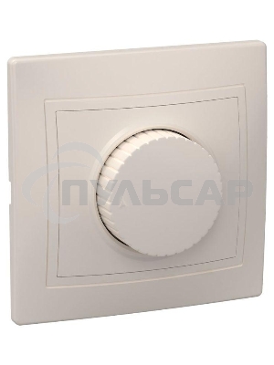 Светорегулятор поворот. СП КВАРТА IP20 ВСР10-1-0-ККм крем. ИЭК EDK10-K33-03-DM