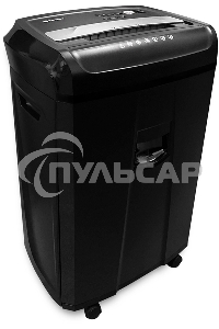 Шредер ГЕЛЕОС УО36-4 (DIN P-4) фрагмент 3,9x30мм, 33 листа (70гр./м²), 36 литров, Уничт.скобы,скрепки,пл.карты,CD.