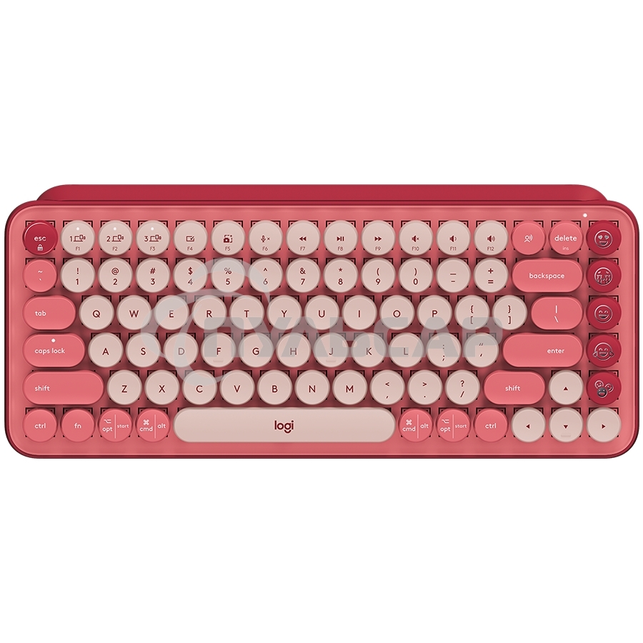 Клавиатура беспроводная Logitech POP KEYS, Heartbreaker Rose (M/N: YR0080/CU0021)