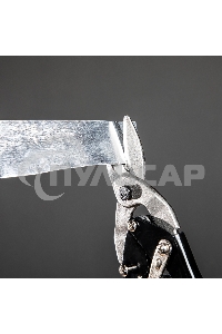 Ножницы по металлу Matrix, 250 мм, левые, обрезиненные рукоятки