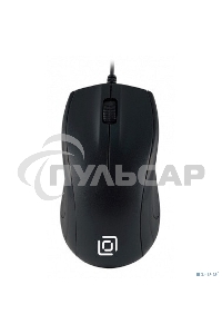 Мышь проводная Oklick 185V2 черный, 1200 dpi, USB, кнопки - 3