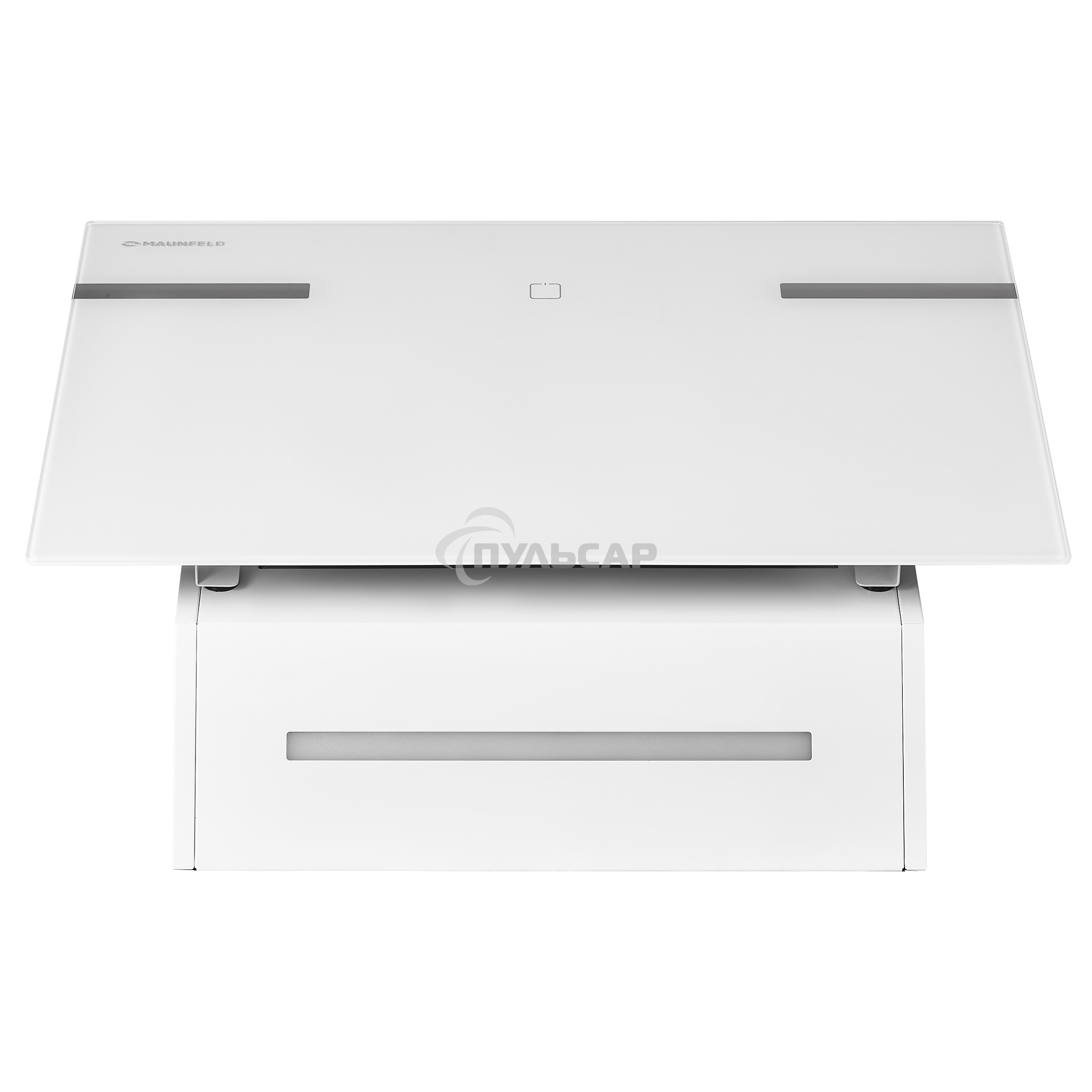 Вытяжка каминная Maunfeld Amber 60 Glass белый, 60 см, 1050 куб. м/ч, 55 дБ