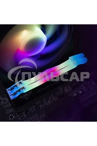 Оперативная память Patriot Viper Xtreme 5, DDR5, 32Gb (2x16Gb), 7600MHz, CL36, DIMM, с радиаторами, RGB, черный