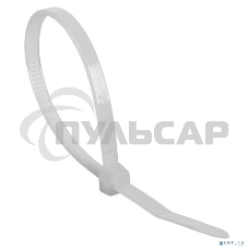 Хомут-стяжка нейлоновая многоразовая Rexant 200x7,5 мм, белая, упаковка 100 шт.