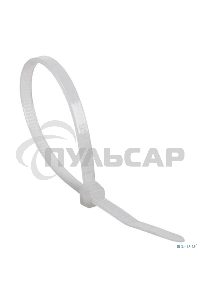 Хомут-стяжка нейлоновая многоразовая Rexant 200x7,5 мм, белая, упаковка 100 шт.