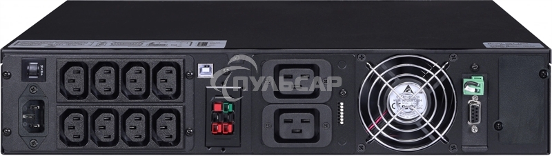 Источник бесперебойного питания Powercom Next, On-Line, 2000VA/2000W, Rack/Tower, 8*IEC320-C13 + 2*C19, LCD, Serial+USB, SmartSlot, подкл. доп. Батарей (2027228)