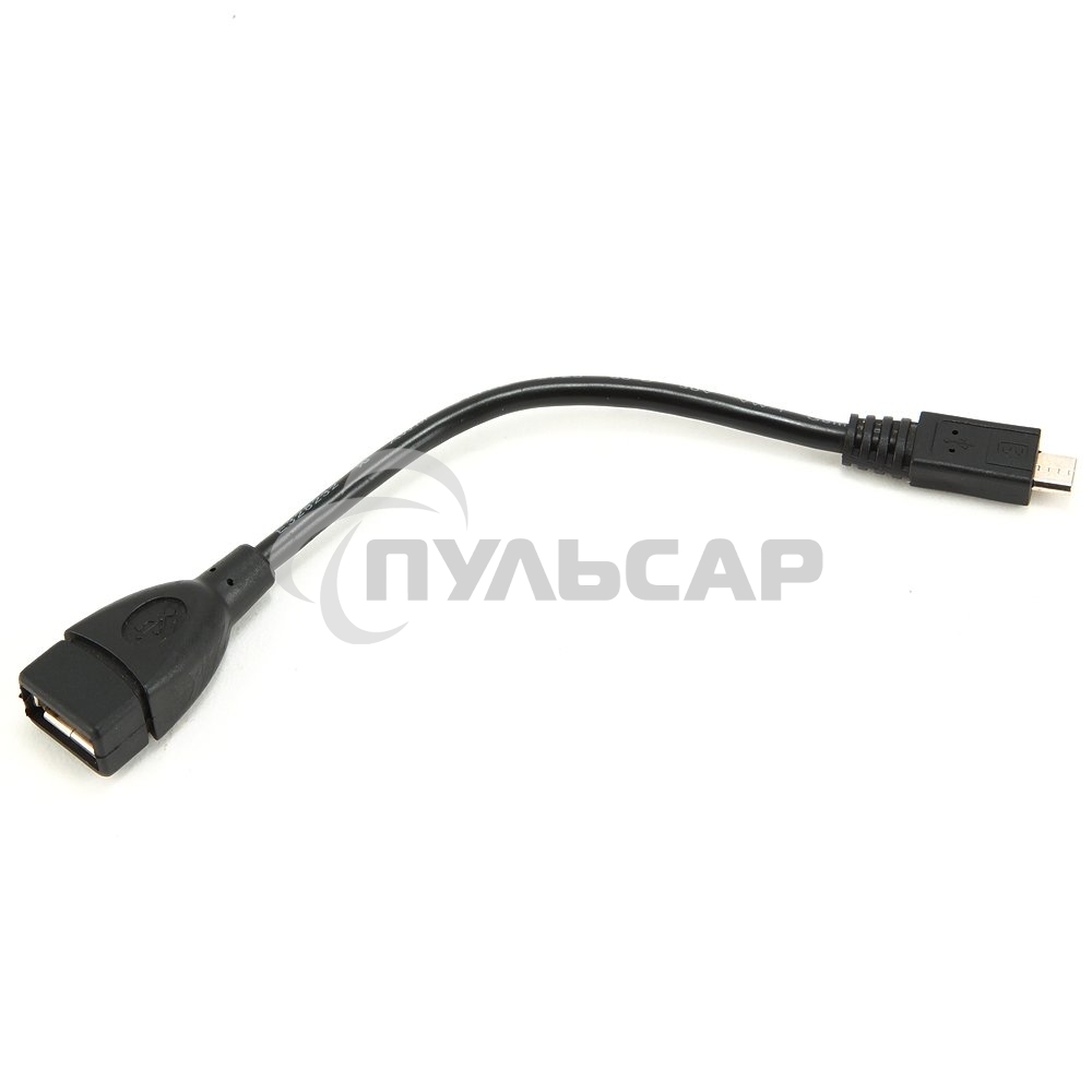 Кабель Gembird/Cablexpert A-OTG-AFBM-001 AF/MicroBM, Кабель USB 2.0 OTG, 0.15м, пакет
