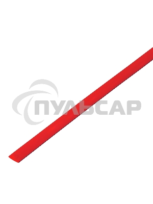 Термоусадочная трубка 12/6,0 мм, красная, упаковка 50 шт. по 1 м PROconnect