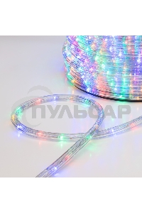 Дюралайт Neon-night LED, свечение с динамикой (3W) - мульти (RYGB), 24 LED/м, бухта 100м