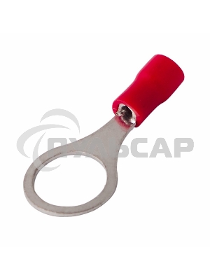 Наконечник кольцевой изолированный ø 10.5 мм 0.5-1.5 мм² (НКи 1.5-10) красный Rexant