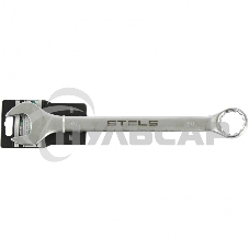 Ключ комбинированный, 30 мм, CrV, матовый хром Stels