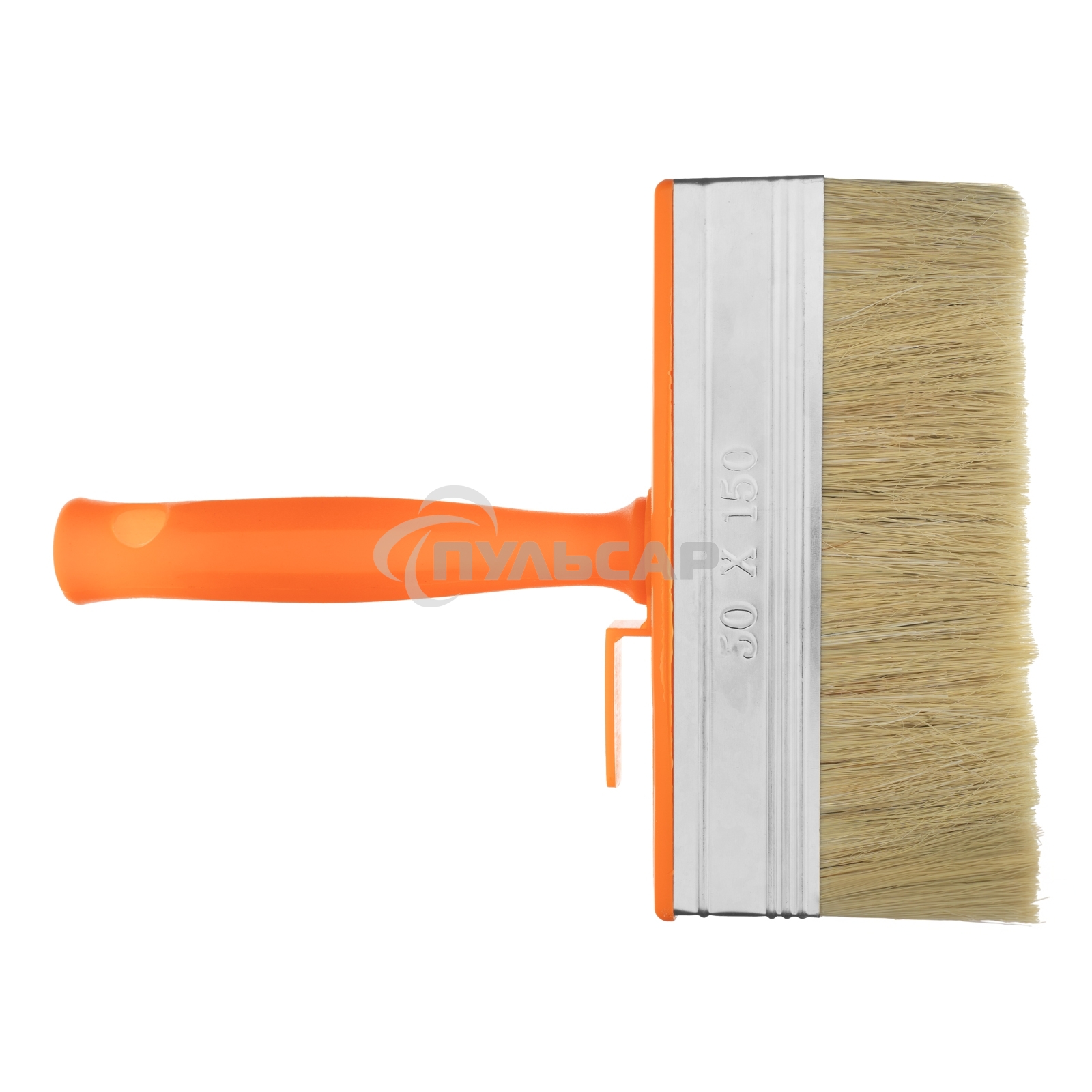 Кисть-ракля, 50х150 мм, натуральная щетина, пластмассовый корпус, пластмассовая ручка Sparta