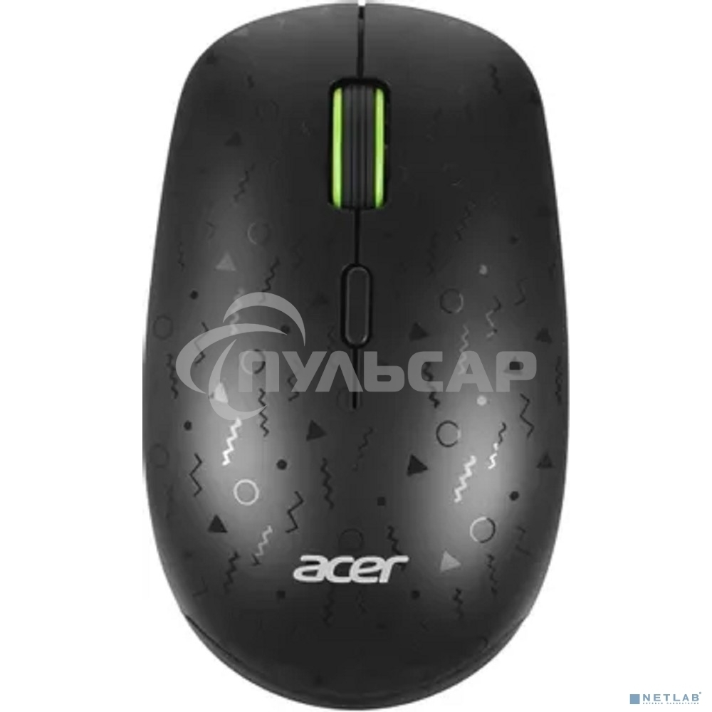 Мышь беспроводная Acer OMR307 черный, 1600 dpi, радиоканал, USB, кнопки - 4
