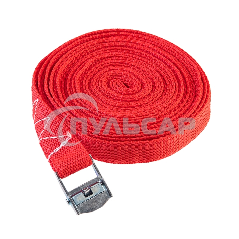 Ремень для крепления груза, с фиксатором, Rexant 6м красный 80-0247