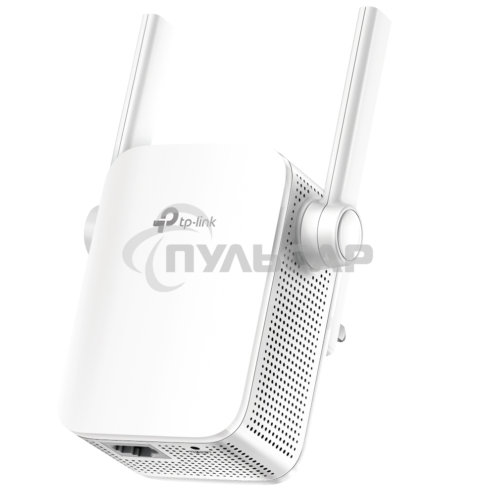 Усилитель TP-Link Wi-Fi AC750 Wi-Fi Range Extender, Wall Plugged,433Mbps at 5GHz + 300Mbps at 2.4GHz, 802.11ac/a/b/g/n, 1 10/100M LAN, WPS button, 2 fixed antennas поставляется без кабеля RJ-45
