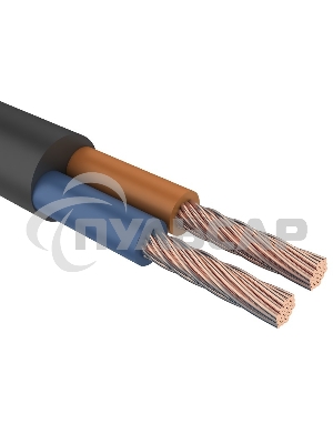 Провод соединительный ПВС 2х0,75 мм² 200 м белый ГОСТ 7399-97