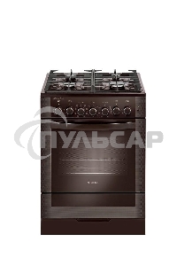 Плита комбинированная Gefest 6502-03 0030 коричневый, конфорок 4 газовых, духовка 55 л, 60 см x 85 см x 60 см
