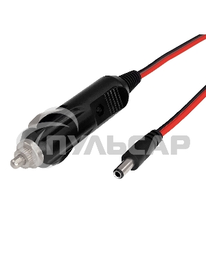 Автозарядка с индикатором Rexant (разъем 2.1х5.5) (АЗУ) шнур прямой 1.5 м