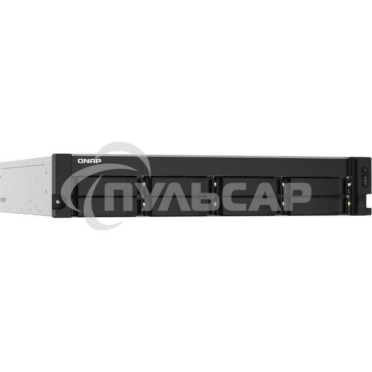 Сетевое хранилище без дисков SMB QNAP TS-832PXU-RP-4G 8-Bay 2U rackmount NAS, AL324 quad-core 1.7 GHz, 1x4Gb DDR4 RAM (max 1x16Gb), SATA 6Gb/s, 2x 10GbE SFP+ LAN, 2x 2.5 GbE LAN, 2xPSU. W/o RAIL-B02