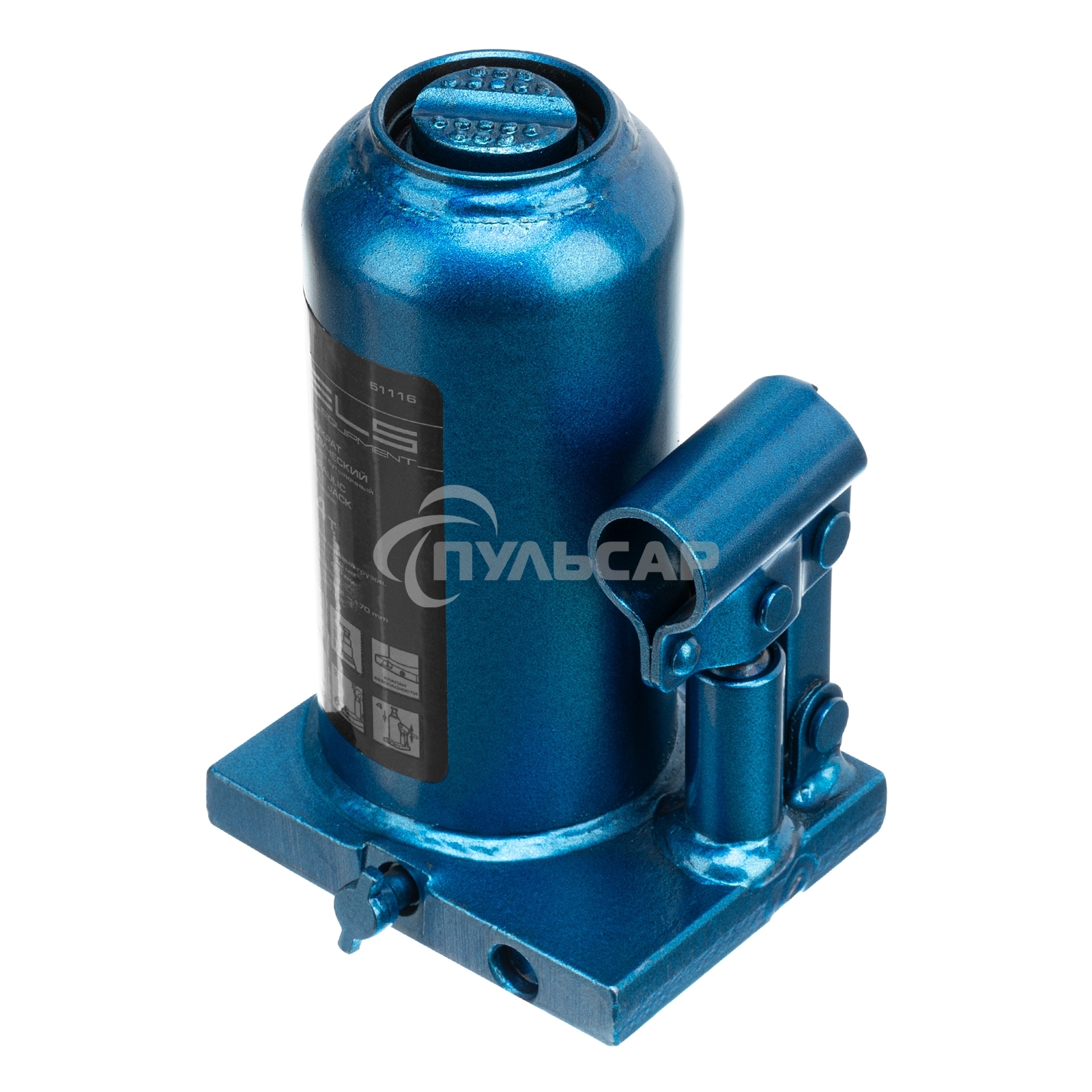 Домкрат STELS 51116гидравлический бутылочный телескопический 4 т h подъема 170–420мм