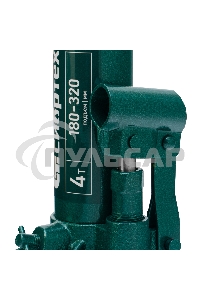 Домкрат гидравлический Сибртех бутылочный, 4т, 180-320мм