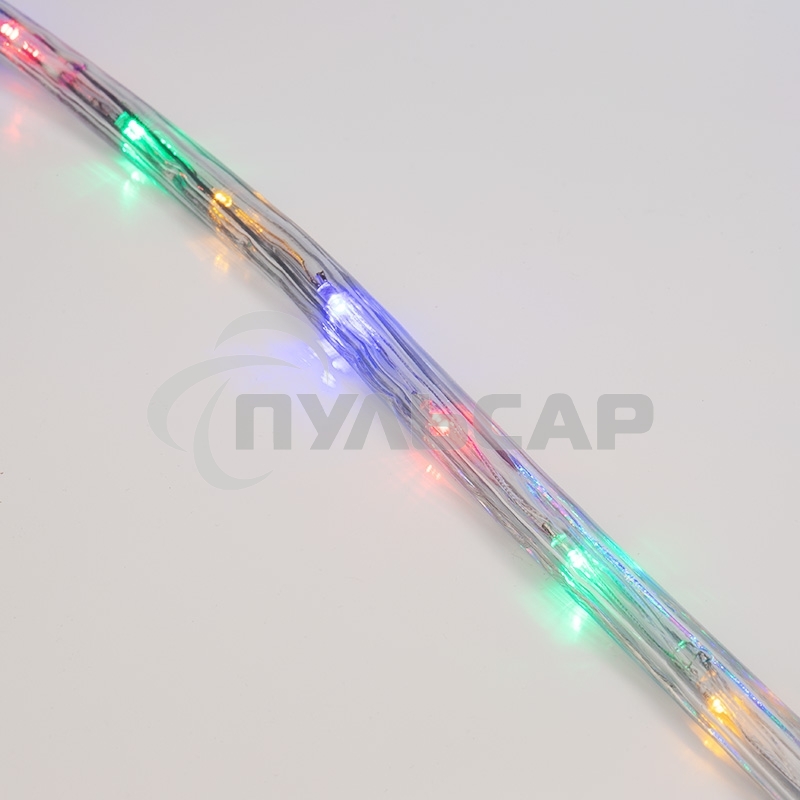 Дюралайт Neon-night LED, свечение с динамикой (3W) - мульти (RYGB), 24 LED/м, бухта 100м