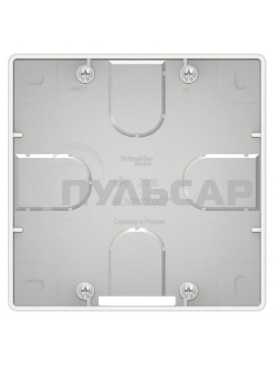 Коробка подъемная СП BLANCA для силовых розеток бел. SchE BLNPK000021