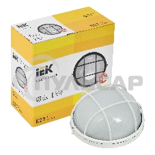 Светильник Iek LNPP0-1102-1-100-K01 НПП1102 белый/круг с реш. 100Вт IP54 ИЭК