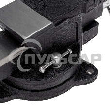 Тиски слесарные 100мм, поворотные, с наковальней KRANZ