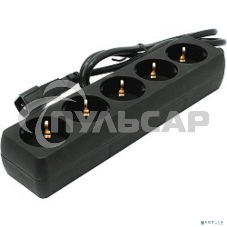 Сетевой фильтр для ИБП ExeGate EX221201RUS SPU-5-1.2B (5 розеток, 1.2м, UPS вилка IEC320-C14, черный)