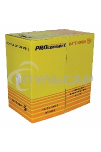 Кабель Proconnect (01-0048-3) Кабель UTP CAT5e 4 пары (305м) 0.4 мм CCA 