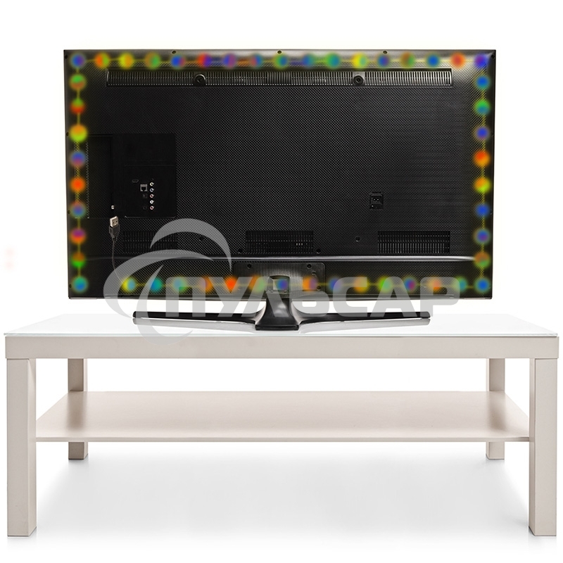 Лента светодиодная с USB коннектором 5 В, 10 мм, IP65, SMD 5050, 60 LED/m, цвет свечения RGB