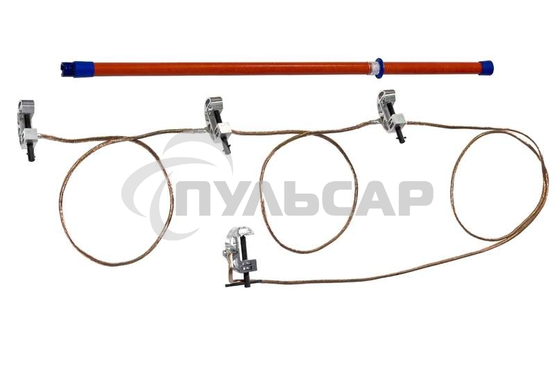 Заземление переносное ЗПП-15 Д для распред. устр. до 15кВ 25кв.мм Диэлектрик Д157665