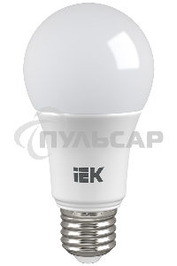 Лампа cветодиодная Iek LLE-A60-9-230-40-E27 ECO A60 шар 9Вт 230В 4000К E27 IEK