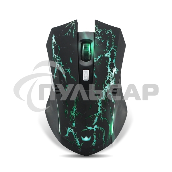 Мышь проводная Crown Gaming CMXG-600 черный, 2200 dpi, USB, кнопки - 6