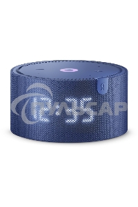 Умная колонка Яндекс Станция Мини, 10Вт, с голосовым ассистентом Алиса на YaGPT, с LED-часами, синий